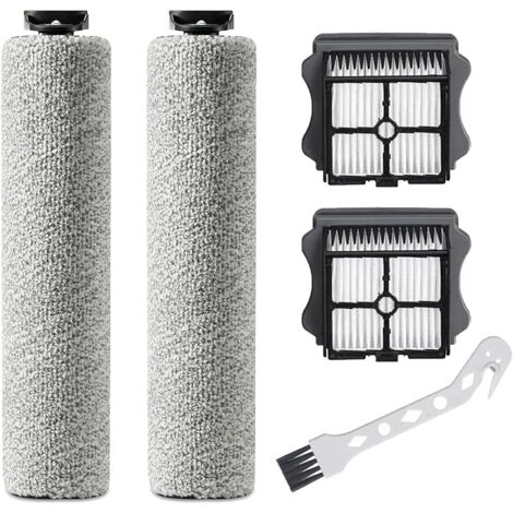 Brosse rotative de rechange pour aspirateur sans fil Tineco iFloor 3/Floor ONE S3, 2 brosses rotatives + 2 filtres + 1 brosse de nettoyage