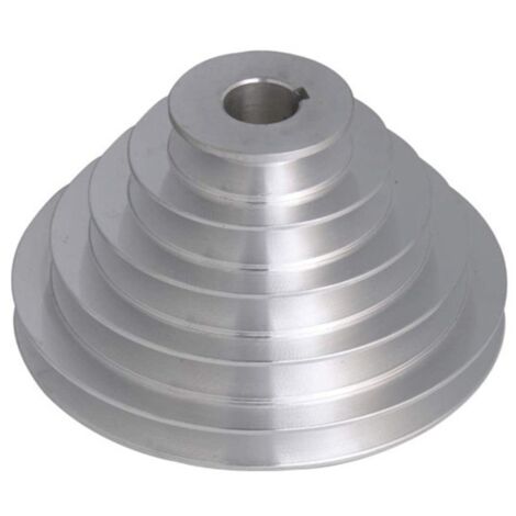 Poulie en aluminium à 5 plis - 19 mm ID, 54-150 mm OD pour courroies de distribution à courroie trapézoïdale de type A A (1/2)