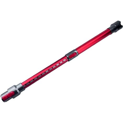 Tube Télescopique compatible pour Dyson V11 V10 V8 V7 Tube Rallonge en Aluminium Baguette Extensible 45 cm - 70 cm (rouge) (1/5)