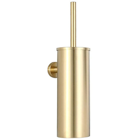 Fei Yu – Porte-brosse WC mural en acier inoxydable 304 – Imperméable et facile à nettoyer – Support antibactérien – Installation facile avec 2 trous