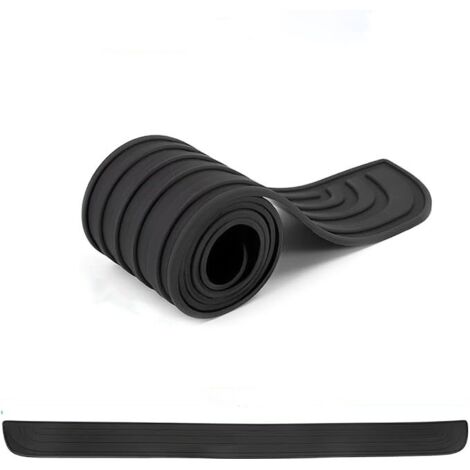 (Noir/104x9CM)Protection Pare Choc Voiture, Protecteur Porte Coffre en Caoutchouc, Résistant Aux Rayures et Antidérapant, Convient à la Plupart des Accessoires Extérieurs de Voiture