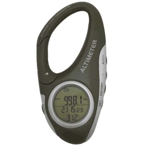 Baromètre, altimètre, thermomètre, prévisions météo, moniteur pour escalade, camping, sports de plein air, multifonction avec rétroéclairage