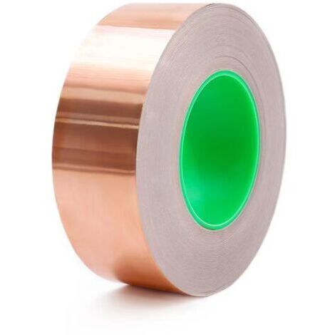 Gabrielle – Ruban cuivre répulsif anti-limaces 50 mm x 20 m – Protection autocollante – Résistant à la chaleur et à l'humidité – Blindage EMI (1/5)