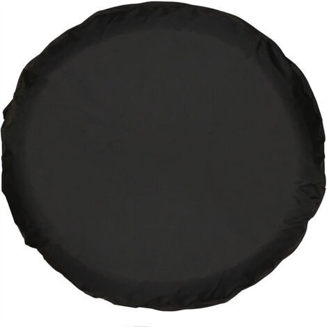 Housse Roue de Secours, Housses de Pneus, Housse de Protection Pneu, Housse de Pneu Voiture, Anti Poussière Neige pour Remorque de Voyage, SUV, Diamètre dans Les 66cm,Noir
