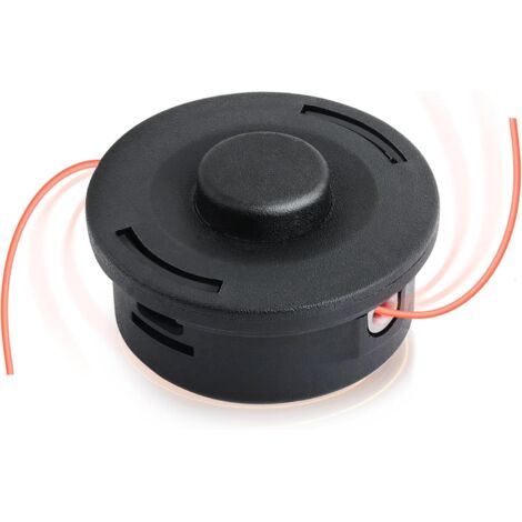Tête de coupe 25-2 pour débroussailleuse Stihl, tête de coupe à bobine AutoCut 25-2 compatible avec les modèles Stihl FS44, FS55, FS56, FS74, FS80, FS85, FS90, FS120, FS240, FS250 (1 pièce)