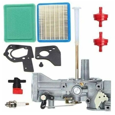 Carburateur de remplacement pour moteurs Briggs & Stratton, compatible avec les carburateurs 490524 692784 495951 492611 490533 495426 498298, compatible avec les moteurs 5 CV. (1/4)