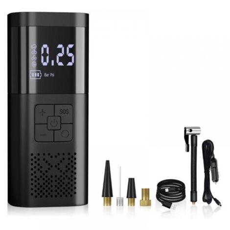 Parkside – Gonfleur de pneus portable 180 PSI – Batterie 4000 mAh – Gonflage 3x plus rapide – Manomètre numérique – Compact et léger (1/5)