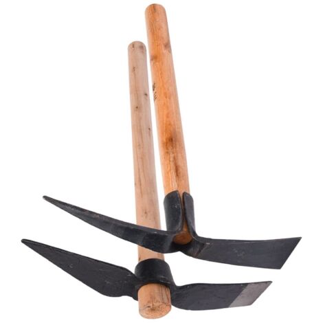 Pioche de Jardin Pioche Jardin Houe Pioche Outil à Main Polyvalent Désherbage Semis Creuser Tourner Outils D'extraction du Sol (1/5)