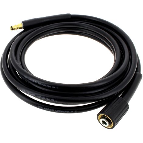 Tuyau flexible 6m – Compatible nettoyeurs haute pression Black & Decker, Annovi Reverberi, Michelin – Résistant aux conditions d'utilisation intenses - 1004455-45