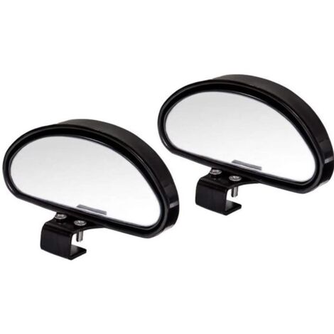 Conduite Accompagnée D\'angle Mort RéTroviseur Conduite Accompagnée pour Tous Les Voitures Miroir Convexe Angle réglable (2Pcs)