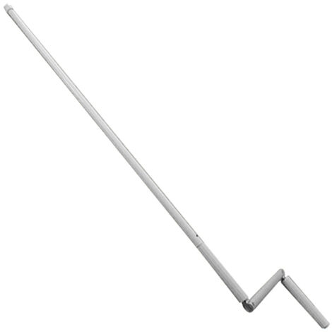 Manivelle complète pour volet roulant Ø12mm – Longueur 1400mm – Coloris blanc Ral9016 – Installation facile sur caisson femelle – Geiger