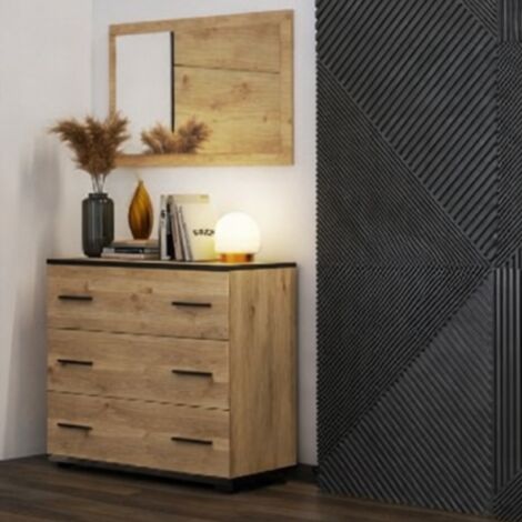 Commode moderne en bois avec tiroirs AMELIA (1/4)