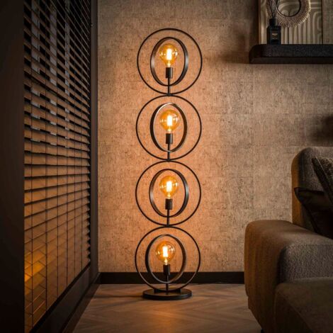 Lampadaire moderne en métal avec anneaux orientables BONY 2 (1/4)