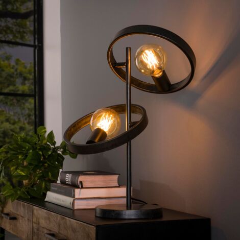 Lampe à poser industrielle en métal ERVO (1/4)