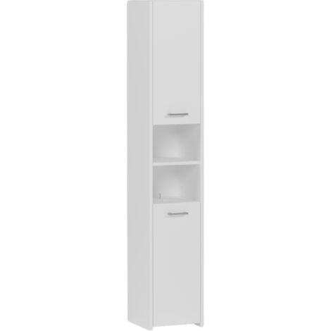 Badezimmerschrank Weiß, 40 x 30 cm - Modern L-1