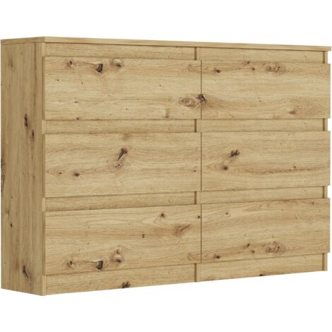 Schmale Kommode mit Schubladen Artisan 120 x 30 cm - Modern R120