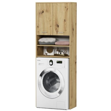 Badezimmerschrank über Waschmaschine, Artisan - 64 x 180 cm - Modern L-64