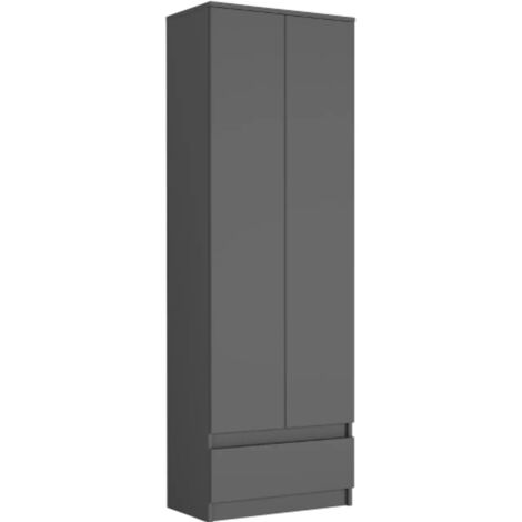 Regal mit Schubladen und Fächern, Anthrazit - 180 x 60 x 35 cm - Modern B-4 (1/5)