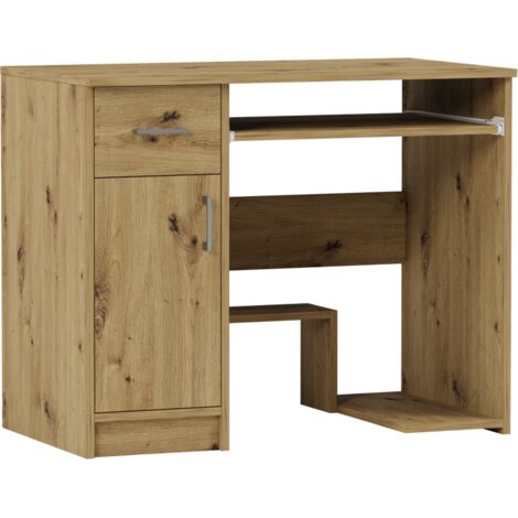 Kleiner Computer-Schreibtisch links Artisan 90 x 50 cm Modern N10