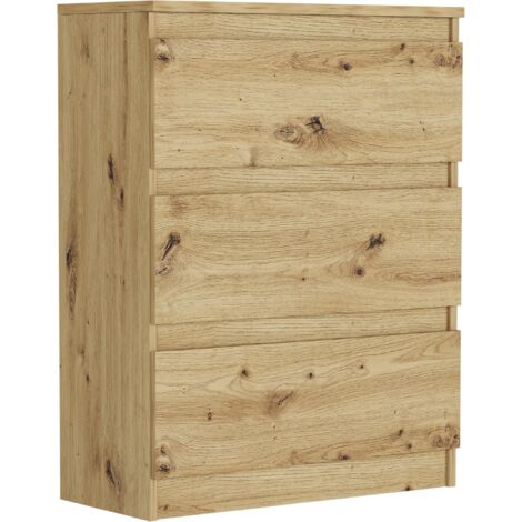 Kleine Kommode mit Schubladen, Artisan - 76 x 40 x 70 cm - Modern R3