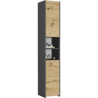 Badezimmerschrank Anthrazit Mix Artisan, 40 x 30 cm - Modern L-1