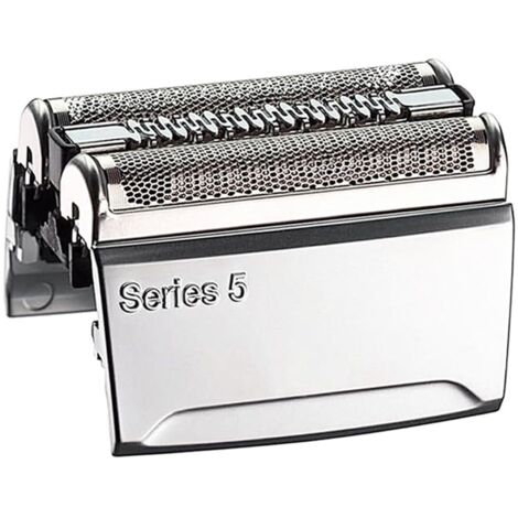 Tête de rechange 52S Série 5 avec grille et lame pour rasoir Braun S5, compatible avec les modèles 5190cc, 5020, 5030, 5040, 5050, 5070 et 5090 (utilisation sur peau sèche ou humide).