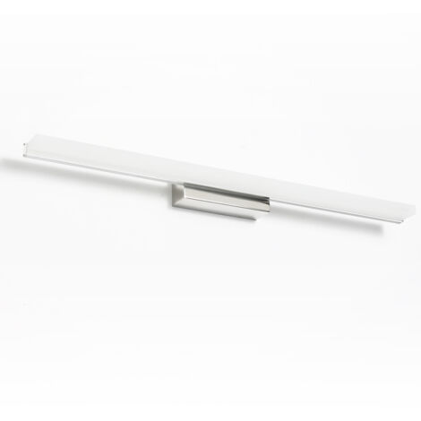 Applique murale LED 6 W, 40 cm de long, style minimaliste et moderne, en acier inoxydable étanche, idéale pour la salle de bain ou la douche. (1/5)
