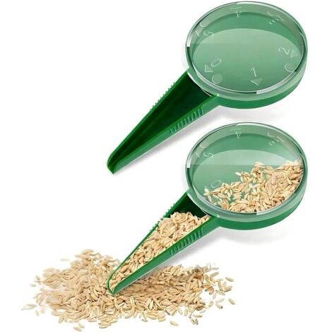 2 PCS Plastique Outil de Semis de Jardin. Jardin Distributeur De Semences Semeur Planteur Graines Cadran 5 Réglages Différents Semoir Jardinage Outils (1/5)