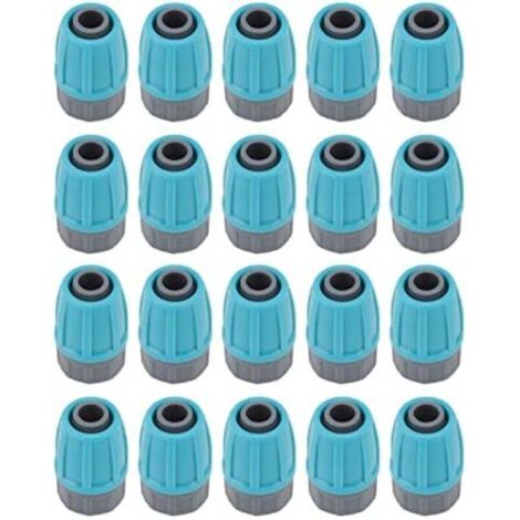 15Pcs Bouchon de tuyau de verrouillage de 16 mm Connecteurs à écrous Verrouillés pour Tubes D'irrigation. Raccords Irrigation Goutte à Goutte. Connecteurs à Barbe Verrouillée Adaptateur Racco (1/5)