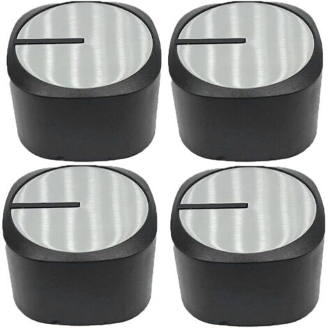 4 Pièces Bouton Plaque de Cuisson. Boutons de Commande Universels.Bouton de Cuisinière.Bouton pour Réchaud à Gaz.pour Presque Toutes Les Cuisinières.Plaques de Cuisson.Four.Cuisinière à Gaz(6MM) (1/5)