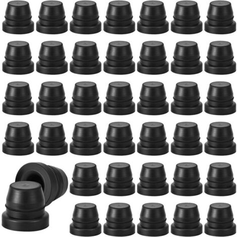 40 Pièces Bouchon à Vis de Purge de Frein Bouchon de Raccord de Graisse Cache-Poussière en Caoutchouc Bouchon de Purge de Frein Bouchon de Raccord Zerk pour Voitures Motos