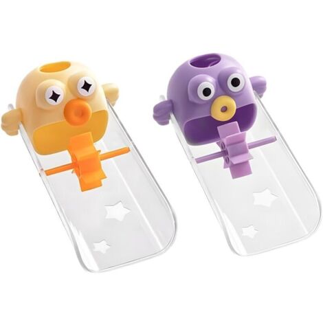 2 Pièces Robinet Extender Enfant Prolongateur Robinet Rallonge De Robinet En Silicone Robinet De Rallonge Pour Enfants Bébés Enfants Rallonge De Robinet Pour Enfants (Jaune. Violet) (1/5)