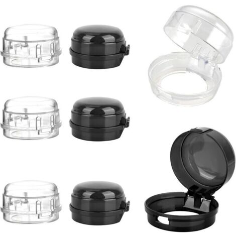 Lot de 8 couvercles de sécurité pour boutons de cuisinière à gaz. protection enfant pour four. cuisinière à gaz. cuisinière à gaz (1/4)