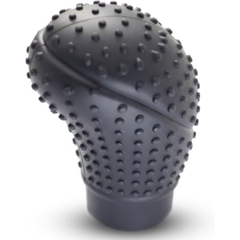 (Black)Couvre pommeau de Levier de Vitesse Universel Concave Convexe Design Soft Silicone Anti-Slip Car Shift Knob Auto Gear Boots (1/5)