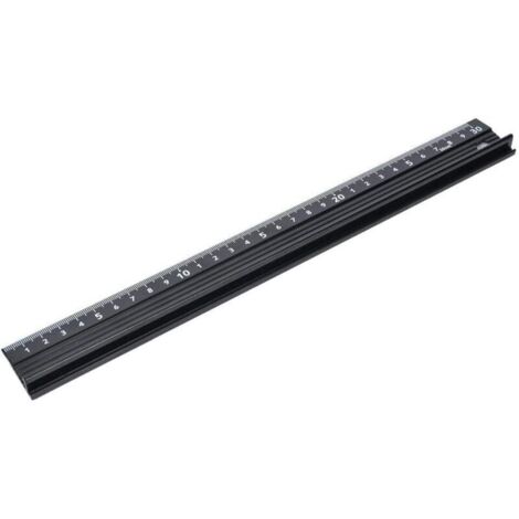 L-Type Règle de Coupe En Alliage D'aluminium en Métal Artisanat Règle de Sécurité Mesure Rédaction Outil Avec Bande en Caoutchouc pour Mesurer Le Cuir (30)