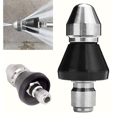Cleaning Tool High-Pressure Nozzle Kit for Pressure Washer. Nozzle. 1/4 High-Pressure Drain Nozzle Sewer Pipe Cleaner Pressure Washer (1/4)