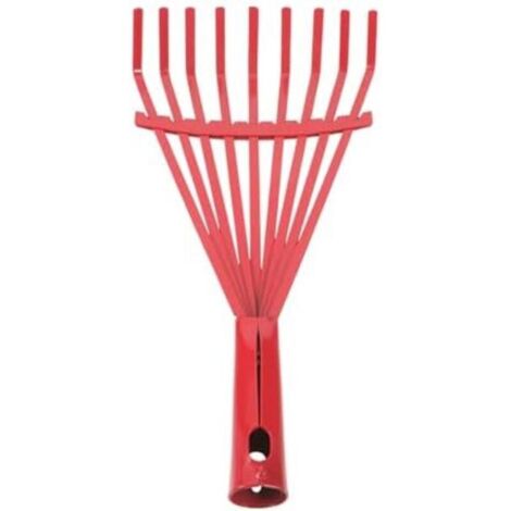 Râteau de jardin professionnel avec poignée ergonomique en acier au carbone pour un travail efficace du sol. préparation efficace du sol. râteau manuel (1/5)