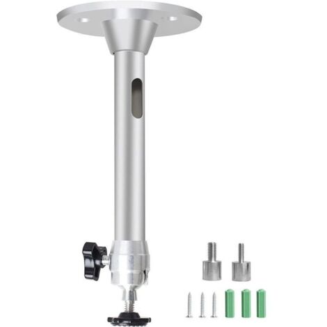 Support de Projecteur Plafond Support Videoprojecteur Universel pour Projecteur Mini Projecteur Support Rotation à 90° 360° Mural de Plafond Support Mural Aluminium (1/4)