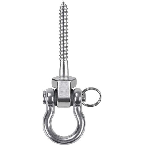 2 Pièces 304 Acier Inoxydable Crochet De Plafond. Suspension Trainer Kit de Suspension pour Chaise accrochante. Lampe accrochante. hamac. Sac de Boxe. entraîneur de Bride (1/5)