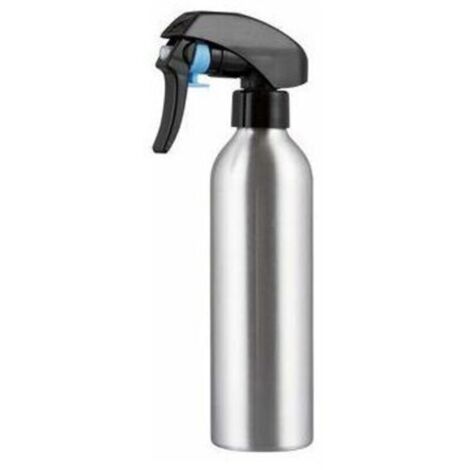 Vaporisateur Vide – pulvérisateur remplissable en Aluminium pour la Maison et Le Jardin – idéal comme Vaporisateur Plantes – métal brossé/Noir.Fontainebleau (1/5)