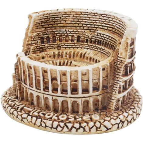 Colisée Décorations pour aquarium Arène antique Amphithéâtre Romain Reptile Tortue Lézard Araignée Tanks Terrarium Décoration pour animal domestique (1/5)