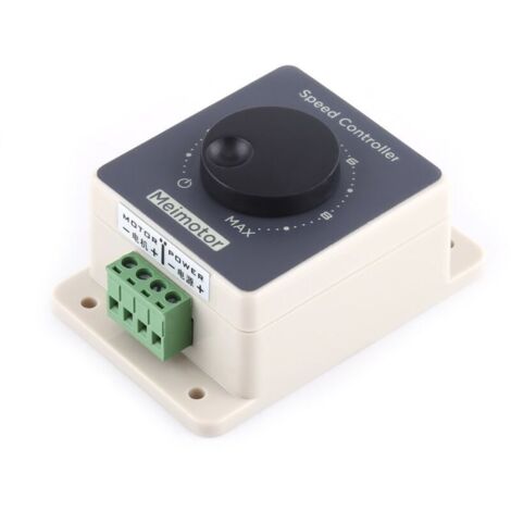 12V Contrôleur de Vitesse Moteur. PWM Modulateur DC10-60V 20A. Étanche pour Applications Diverses (1/4)
