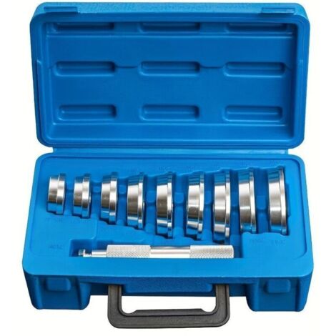 Extracteur de roulements pour automobiles. 10 pièces. presse hydraulique pour machines-outils de pressage et de pressage de roulements de 39.5 à 81 mm. bleu