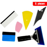 6 Outils de Film de fenêtre de Voiture Vinyle. Vitrage de véhicules de Protection Window Film Car Emballage Teinte Vinyle Installation de l'outil: raclettes. grattoirs. Film Cutters