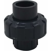 Raccord union pvc 25mm piscine manchon union pvc raccord pour pompe filtre.DN20 (Diamètre Intérieur 25mm)