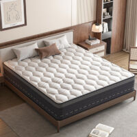 Materasso a molle insacchettate 22cm/25cm - 7 zone comfort Memory Foam - Traspirante & Confortevole 160x200x25 cm