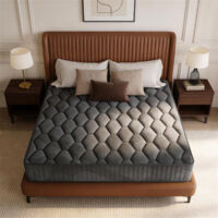 Small Double Mattress 140x200cm, 25cm Deep, Memory Foam, Medium Firm H2, Orthopaedic 7-Zone, Reversible Double Sided