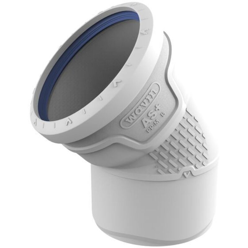 Wavin AS+ Codo DN 90 45°, 3079977