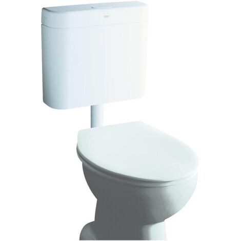 Tanque de inodoro Grohe 6-9 l simple AP blanco