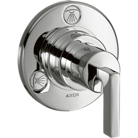 AXOR Citterio Válvula de cierre e inversora Trio/ Quattro Empotrado con manecilla de palanca Cromo, 39920000 (1/3)